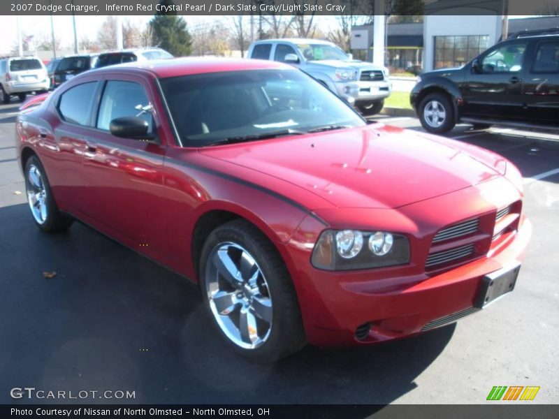 Inferno Red Crystal Pearl / Dark Slate Gray/Light Slate Gray 2007 Dodge Charger