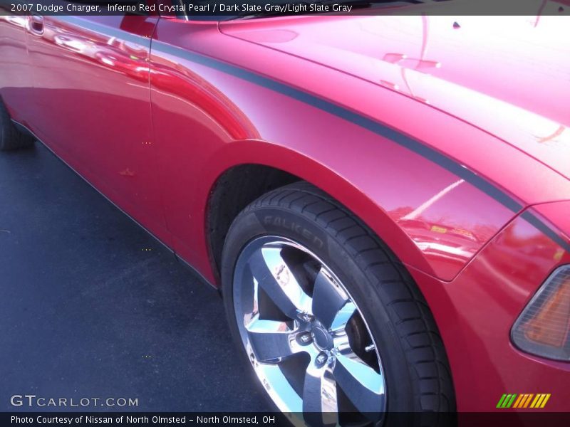 Inferno Red Crystal Pearl / Dark Slate Gray/Light Slate Gray 2007 Dodge Charger