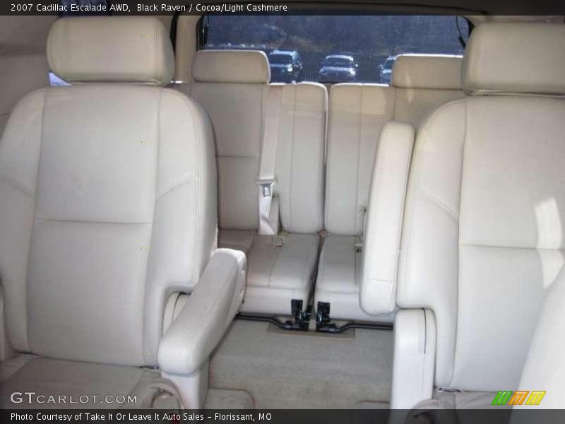 Black Raven / Cocoa/Light Cashmere 2007 Cadillac Escalade AWD