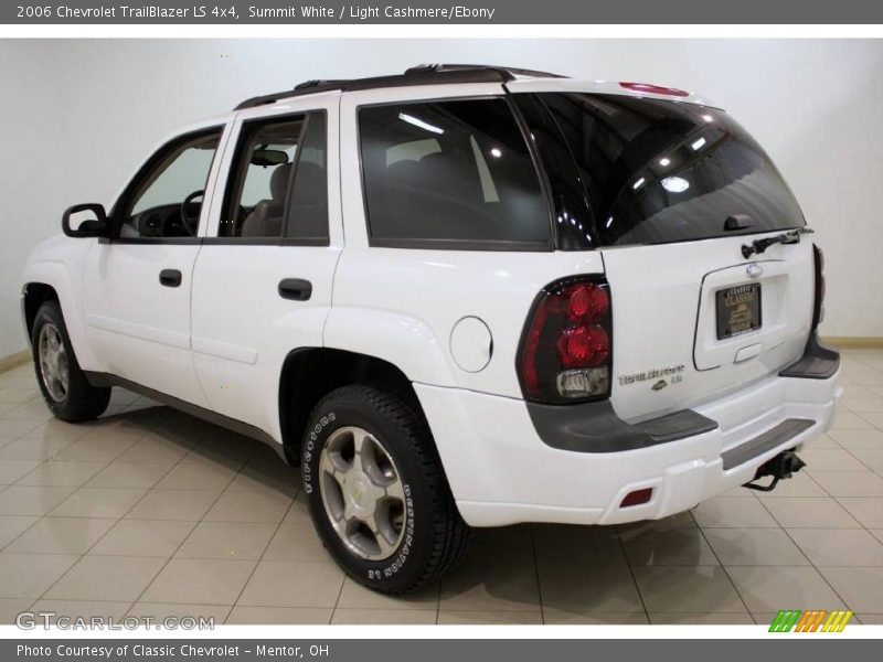 Summit White / Light Cashmere/Ebony 2006 Chevrolet TrailBlazer LS 4x4