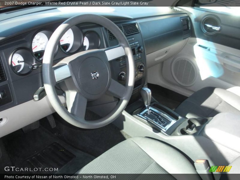 Inferno Red Crystal Pearl / Dark Slate Gray/Light Slate Gray 2007 Dodge Charger