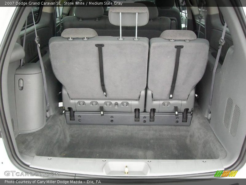Stone White / Medium Slate Gray 2007 Dodge Grand Caravan SE