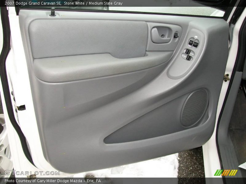 Stone White / Medium Slate Gray 2007 Dodge Grand Caravan SE
