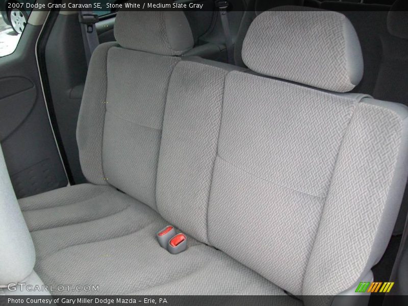 Stone White / Medium Slate Gray 2007 Dodge Grand Caravan SE