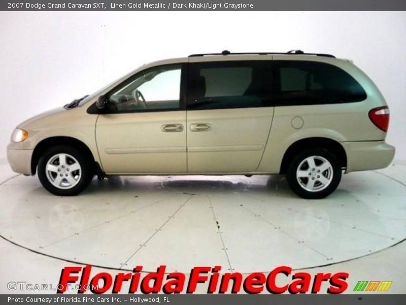 Linen Gold Metallic / Dark Khaki/Light Graystone 2007 Dodge Grand Caravan SXT