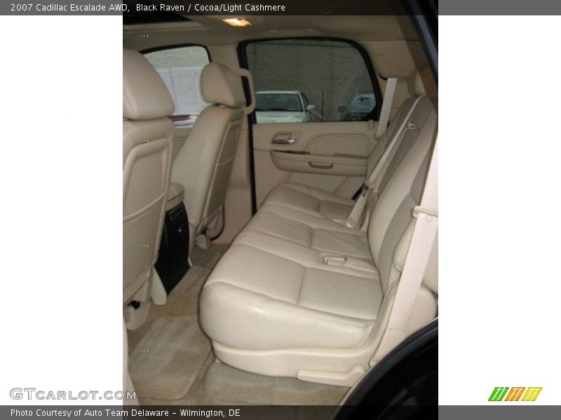 Black Raven / Cocoa/Light Cashmere 2007 Cadillac Escalade AWD