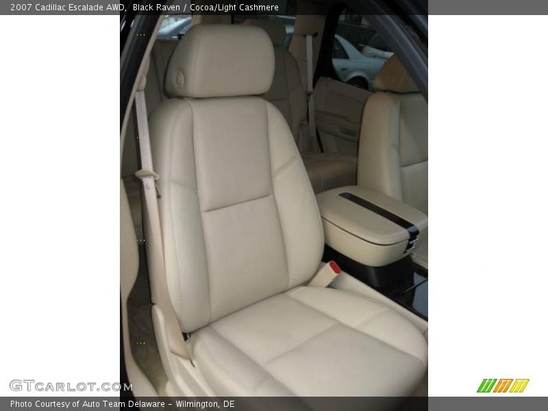 Black Raven / Cocoa/Light Cashmere 2007 Cadillac Escalade AWD