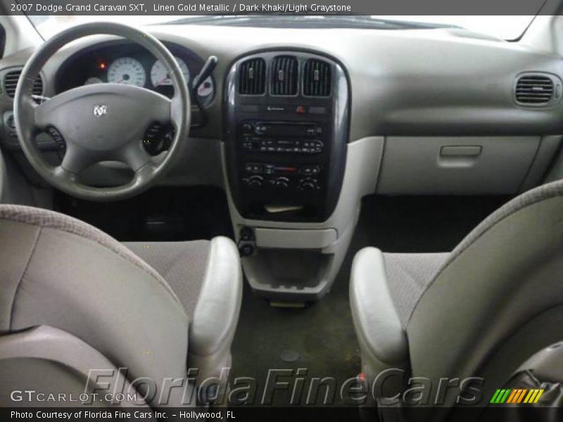 Linen Gold Metallic / Dark Khaki/Light Graystone 2007 Dodge Grand Caravan SXT