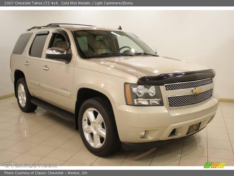Gold Mist Metallic / Light Cashmere/Ebony 2007 Chevrolet Tahoe LTZ 4x4