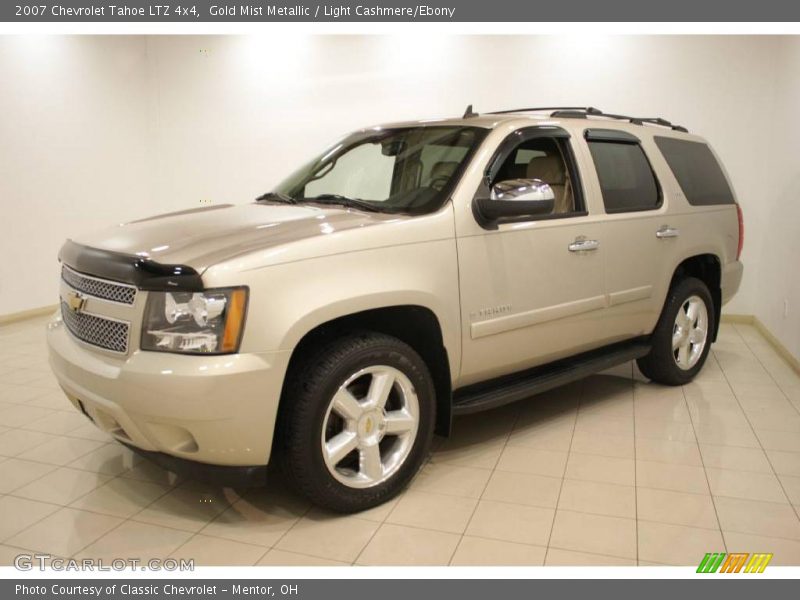 Gold Mist Metallic / Light Cashmere/Ebony 2007 Chevrolet Tahoe LTZ 4x4