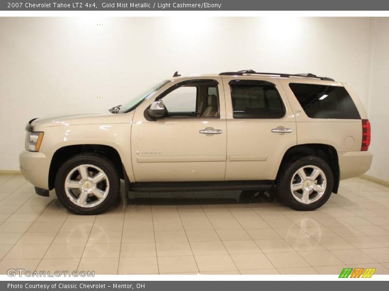 Gold Mist Metallic / Light Cashmere/Ebony 2007 Chevrolet Tahoe LTZ 4x4