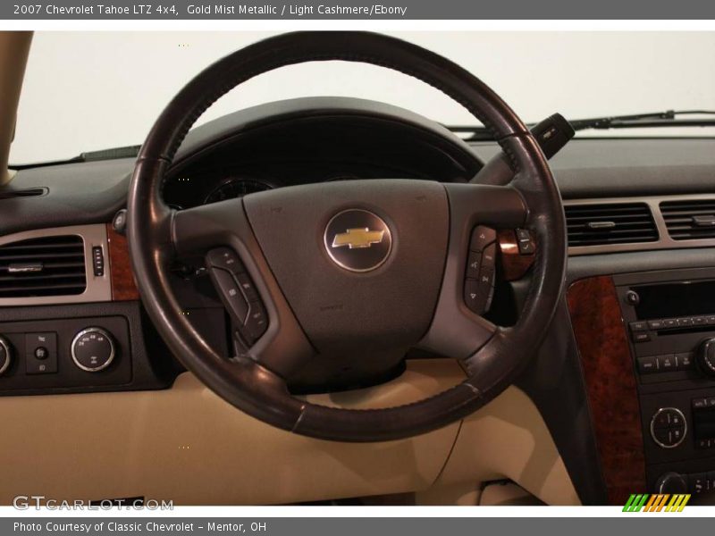 Gold Mist Metallic / Light Cashmere/Ebony 2007 Chevrolet Tahoe LTZ 4x4