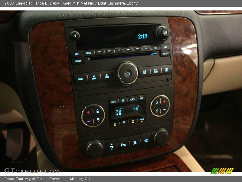 Gold Mist Metallic / Light Cashmere/Ebony 2007 Chevrolet Tahoe LTZ 4x4