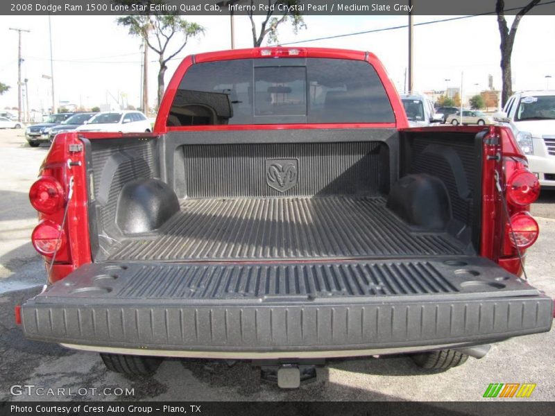 Inferno Red Crystal Pearl / Medium Slate Gray 2008 Dodge Ram 1500 Lone Star Edition Quad Cab