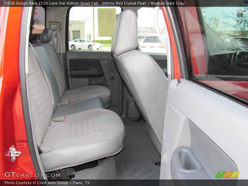 Inferno Red Crystal Pearl / Medium Slate Gray 2008 Dodge Ram 1500 Lone Star Edition Quad Cab