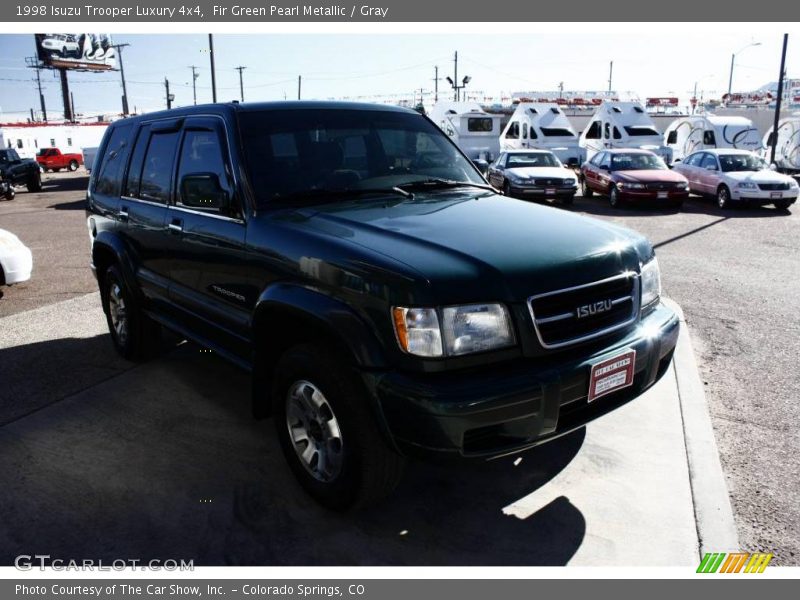 Fir Green Pearl Metallic / Gray 1998 Isuzu Trooper Luxury 4x4