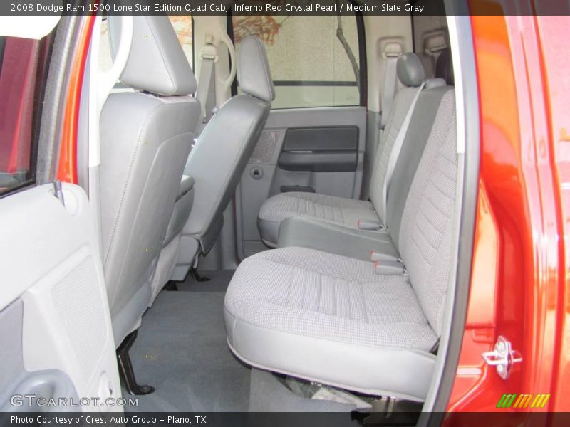 Inferno Red Crystal Pearl / Medium Slate Gray 2008 Dodge Ram 1500 Lone Star Edition Quad Cab
