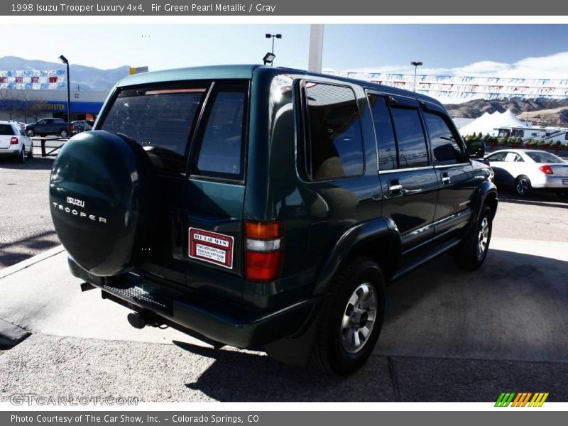 Fir Green Pearl Metallic / Gray 1998 Isuzu Trooper Luxury 4x4