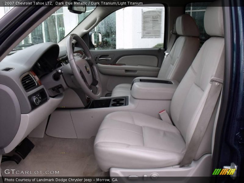 Dark Blue Metallic / Dark Titanium/Light Titanium 2007 Chevrolet Tahoe LTZ