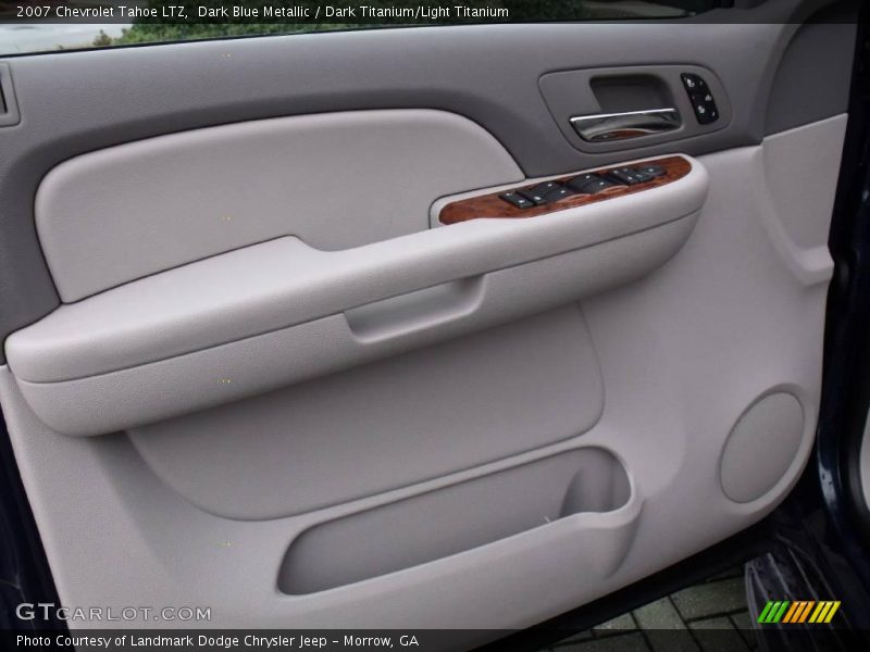 Dark Blue Metallic / Dark Titanium/Light Titanium 2007 Chevrolet Tahoe LTZ
