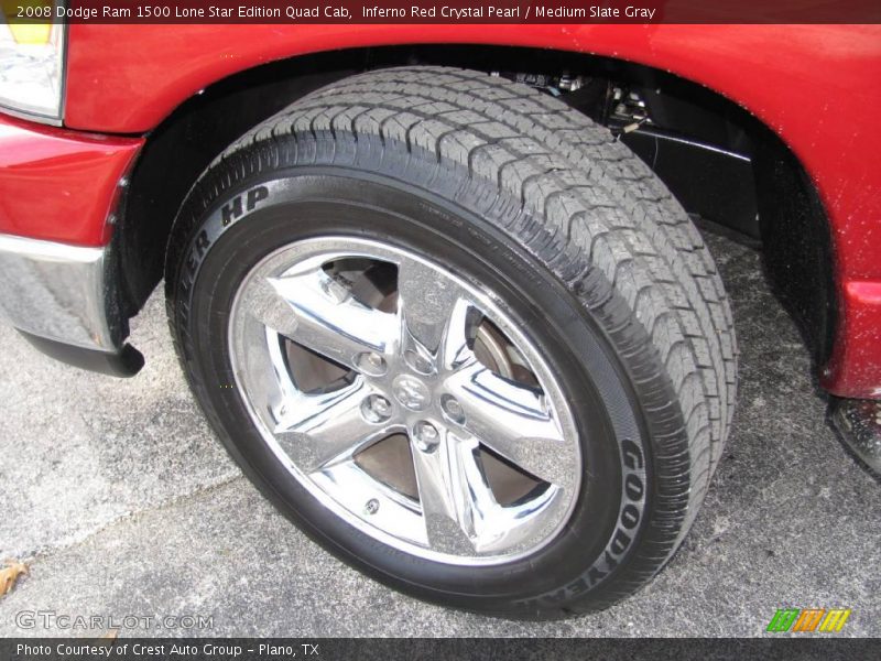 Inferno Red Crystal Pearl / Medium Slate Gray 2008 Dodge Ram 1500 Lone Star Edition Quad Cab