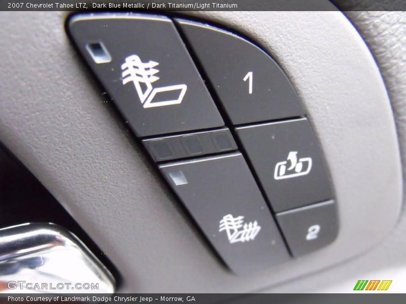 Dark Blue Metallic / Dark Titanium/Light Titanium 2007 Chevrolet Tahoe LTZ