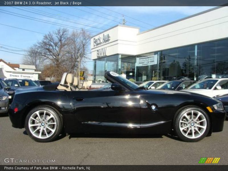 Jet Black / Beige 2007 BMW Z4 3.0i Roadster