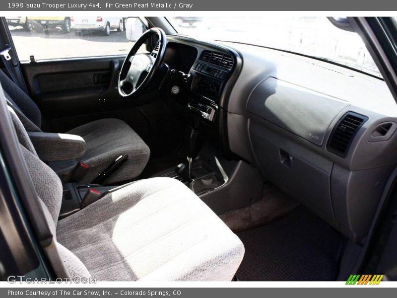 Fir Green Pearl Metallic / Gray 1998 Isuzu Trooper Luxury 4x4