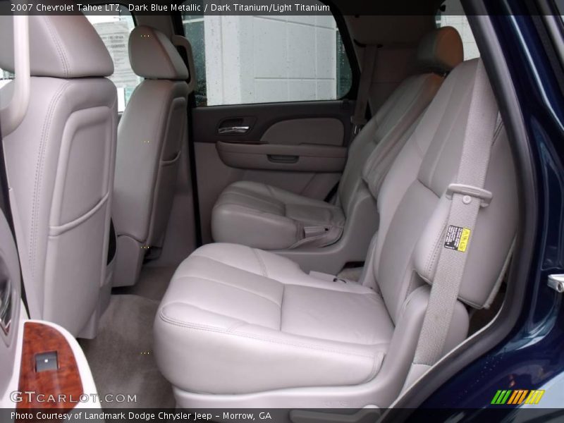 Dark Blue Metallic / Dark Titanium/Light Titanium 2007 Chevrolet Tahoe LTZ