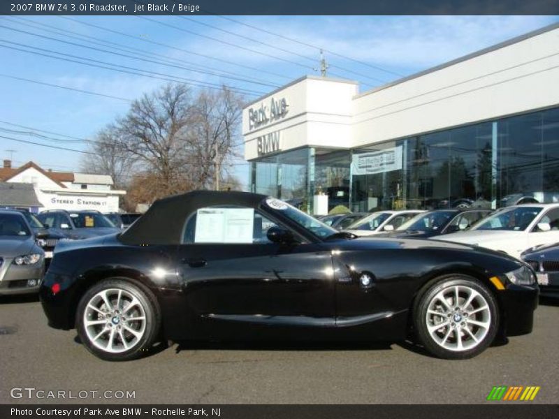 Jet Black / Beige 2007 BMW Z4 3.0i Roadster