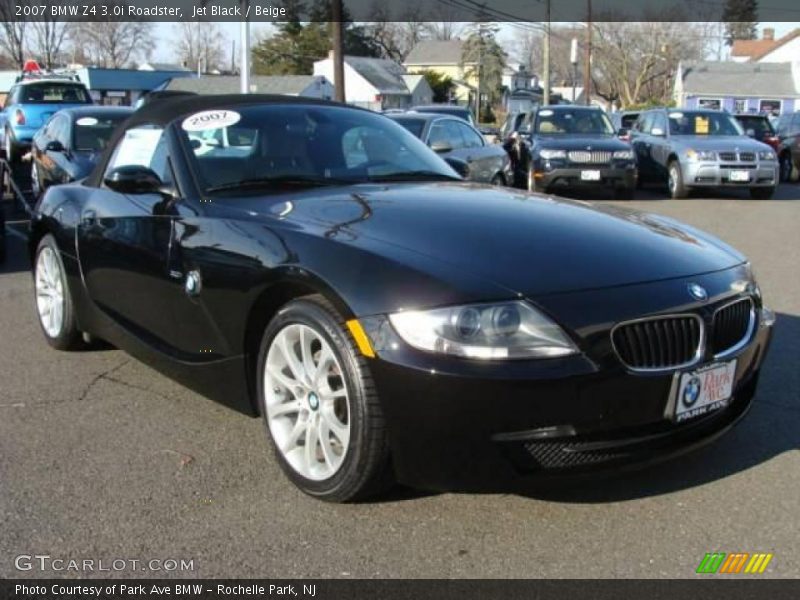 Jet Black / Beige 2007 BMW Z4 3.0i Roadster