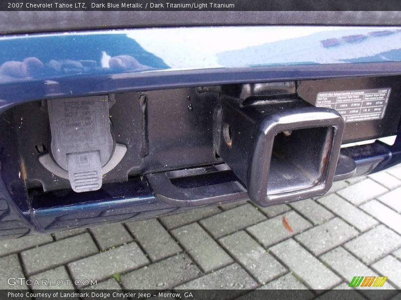 Dark Blue Metallic / Dark Titanium/Light Titanium 2007 Chevrolet Tahoe LTZ