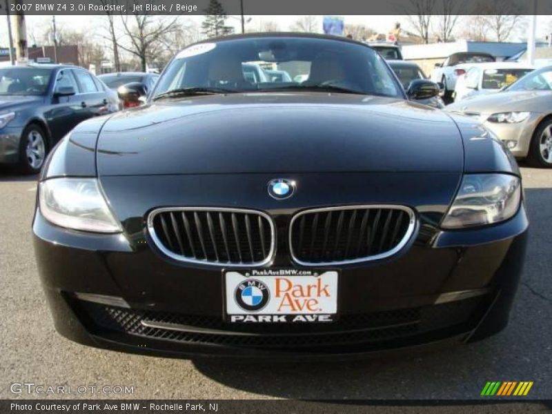 Jet Black / Beige 2007 BMW Z4 3.0i Roadster