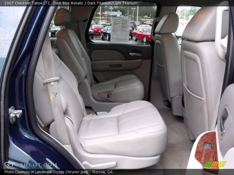 Dark Blue Metallic / Dark Titanium/Light Titanium 2007 Chevrolet Tahoe LTZ
