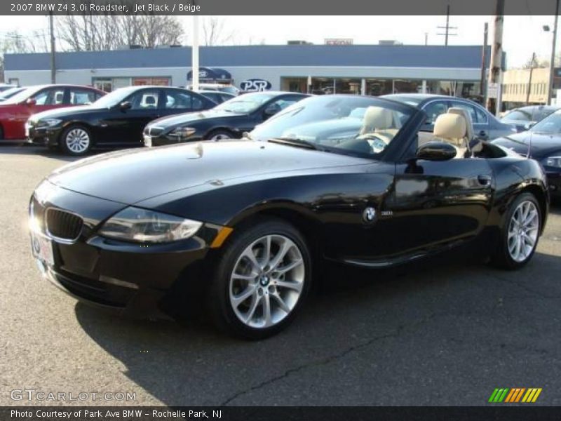 Jet Black / Beige 2007 BMW Z4 3.0i Roadster