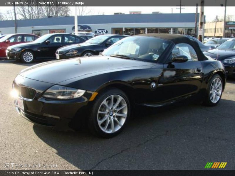 Jet Black / Beige 2007 BMW Z4 3.0i Roadster