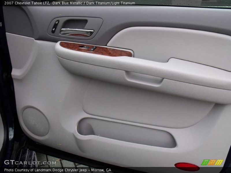 Dark Blue Metallic / Dark Titanium/Light Titanium 2007 Chevrolet Tahoe LTZ