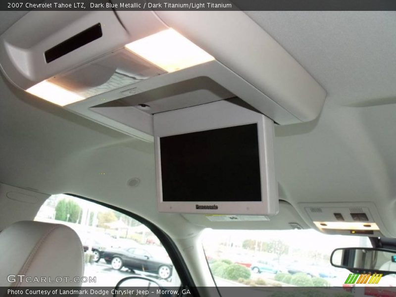 Dark Blue Metallic / Dark Titanium/Light Titanium 2007 Chevrolet Tahoe LTZ
