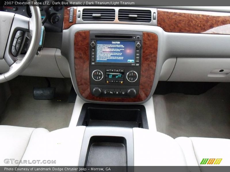 Dark Blue Metallic / Dark Titanium/Light Titanium 2007 Chevrolet Tahoe LTZ