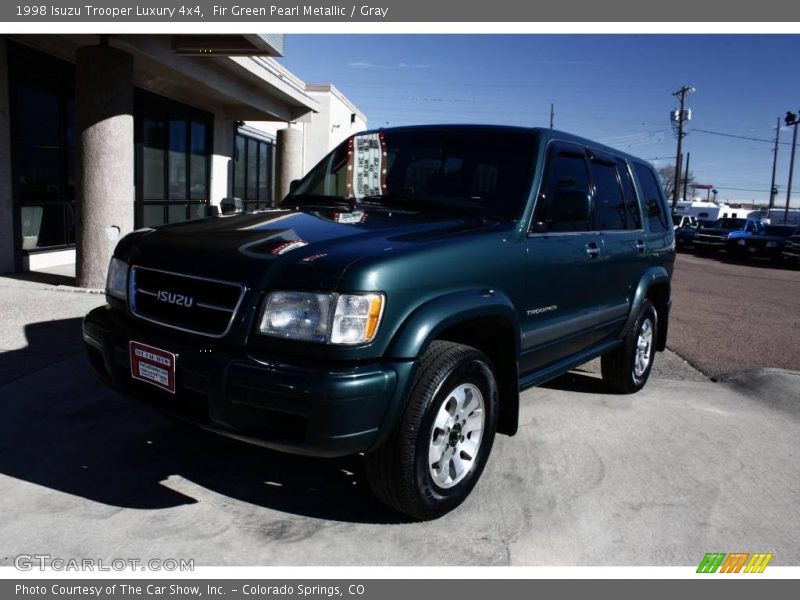 Fir Green Pearl Metallic / Gray 1998 Isuzu Trooper Luxury 4x4