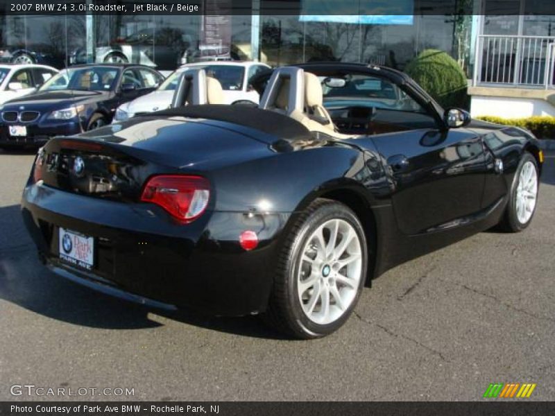 Jet Black / Beige 2007 BMW Z4 3.0i Roadster