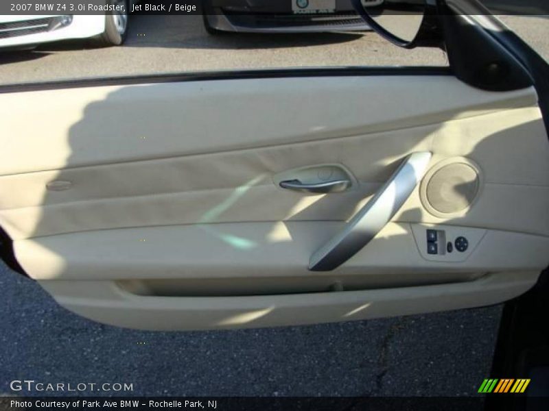 Jet Black / Beige 2007 BMW Z4 3.0i Roadster