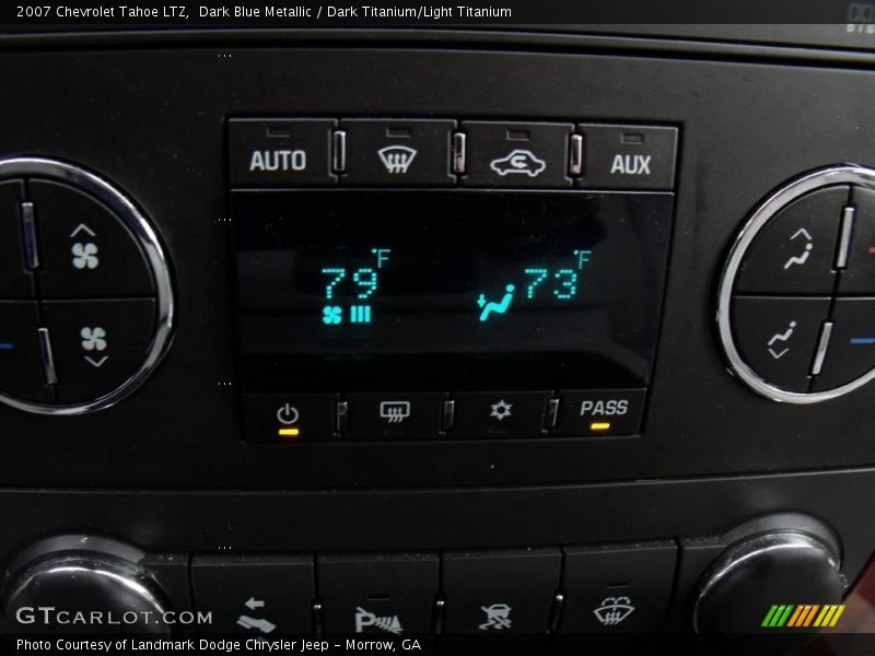 Dark Blue Metallic / Dark Titanium/Light Titanium 2007 Chevrolet Tahoe LTZ