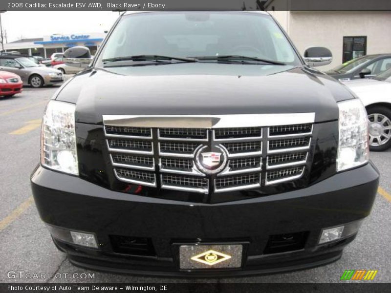 Black Raven / Ebony 2008 Cadillac Escalade ESV AWD