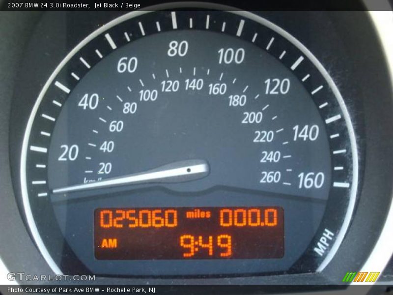 Jet Black / Beige 2007 BMW Z4 3.0i Roadster