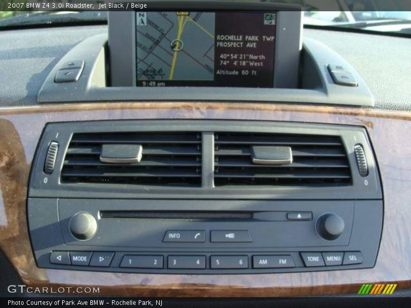 Jet Black / Beige 2007 BMW Z4 3.0i Roadster