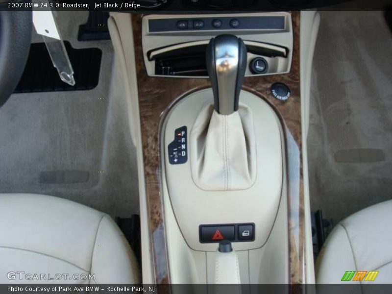 Jet Black / Beige 2007 BMW Z4 3.0i Roadster