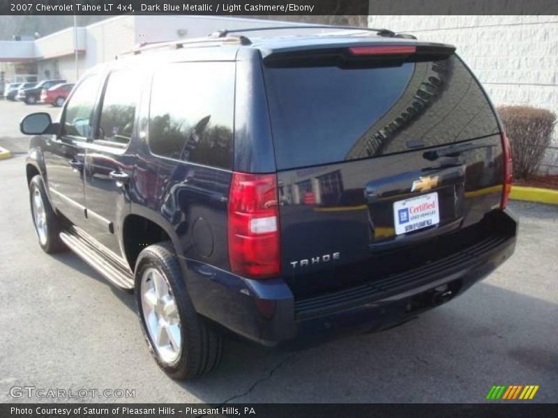Dark Blue Metallic / Light Cashmere/Ebony 2007 Chevrolet Tahoe LT 4x4