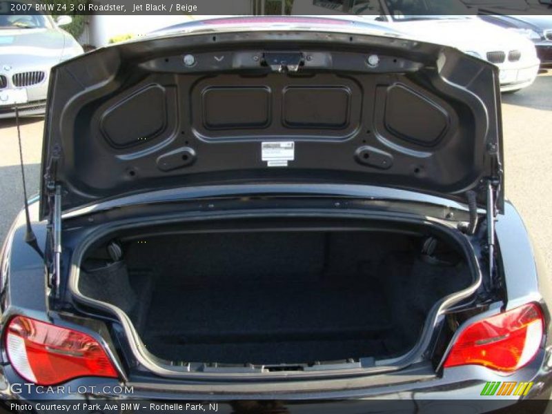 Jet Black / Beige 2007 BMW Z4 3.0i Roadster