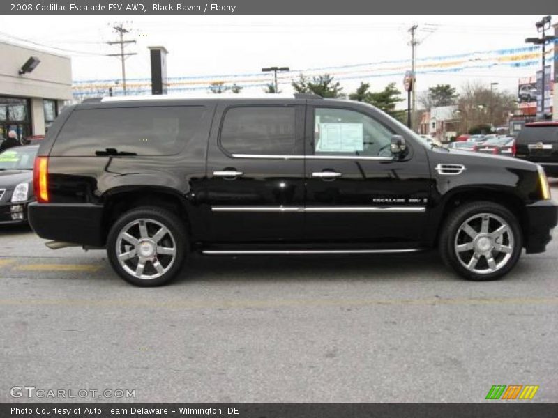 Black Raven / Ebony 2008 Cadillac Escalade ESV AWD
